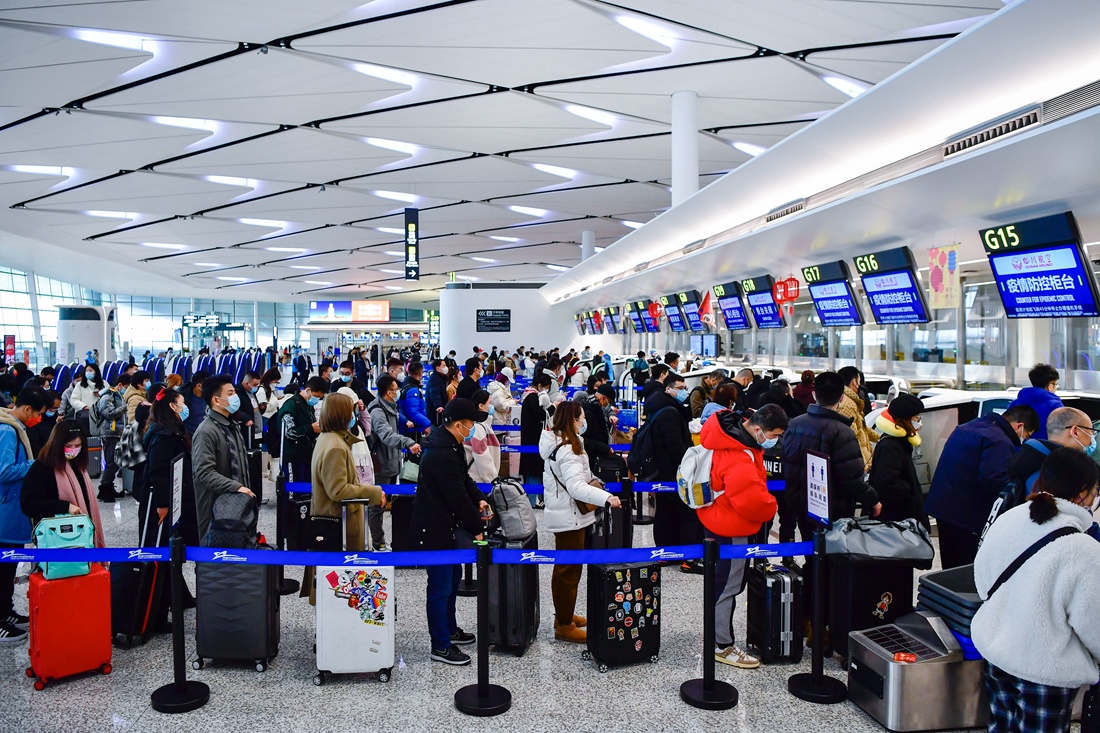 全国第一！2022年成都国际航空枢纽旅客吞吐量3109.2万人次