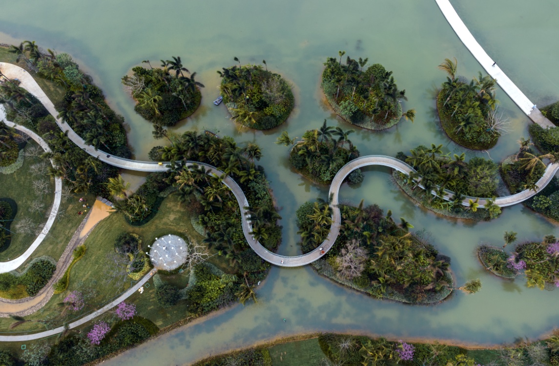 集艺术、活力、自然于一体！万宁华润石梅湾环湖示范区正式开放