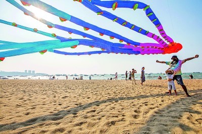 泰国芭堤雅举办海滩风筝节