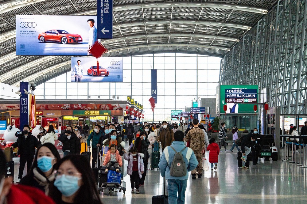 成都航空枢纽一季度完成旅客吞吐量1569.3万人次 创历史新高