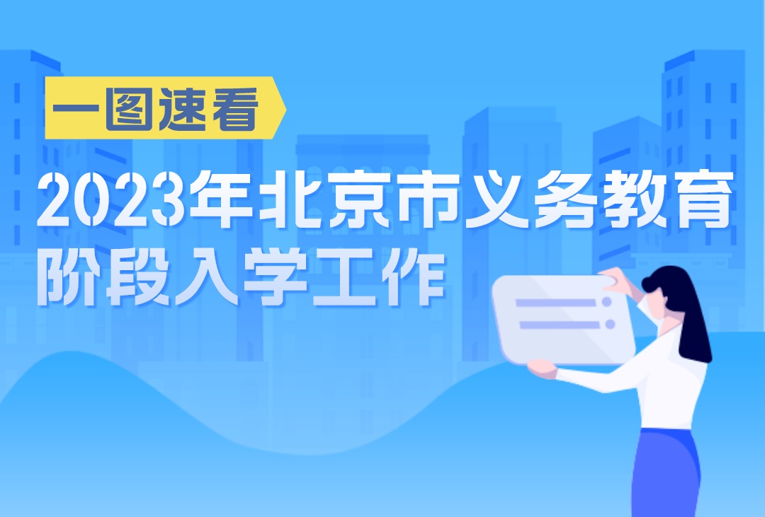 2023年北京义务教育入学政策、操作流程，一图读懂！