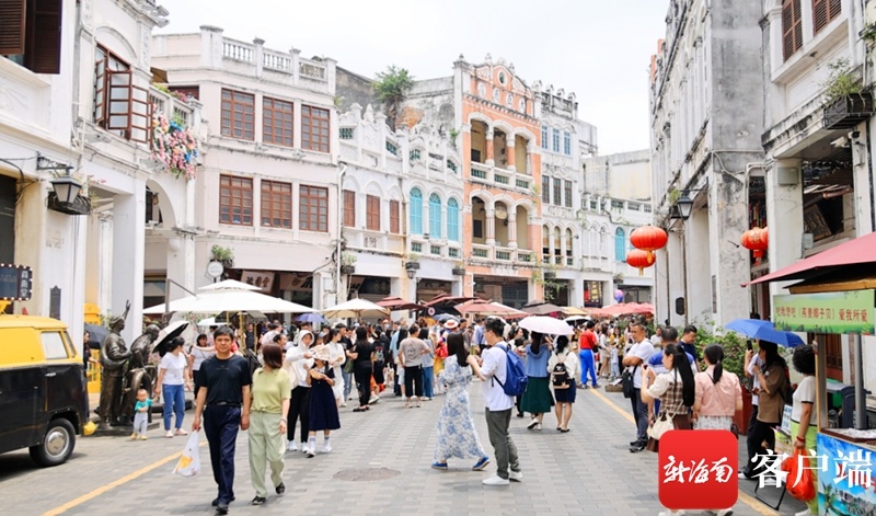 “五一”假期海口龙华区接待游客29.67万人次，同比增长124.79%
