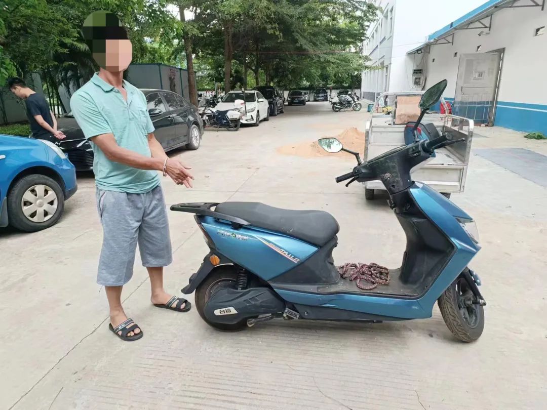 核破案件5起 儋州警方抓获一名电动自行车盗窃惯犯