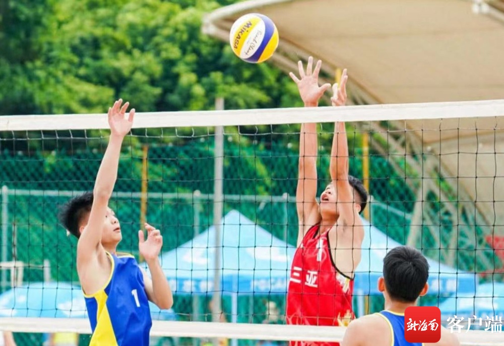 2023年海南省青少年沙滩排球锦标赛在海口开赛