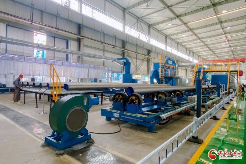 甘肃水投集团TPEP钢管生产线正式投产(图2)