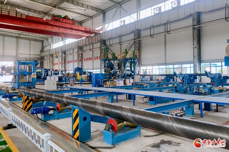 甘肃水投集团TPEP钢管生产线正式投产(图3)