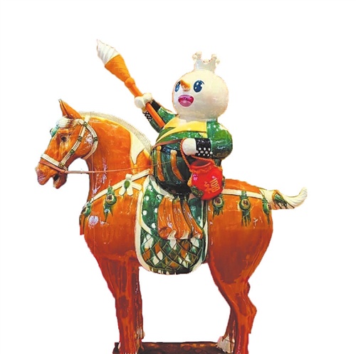 开局就是奋斗 起步就要奋进丨雪王旺仔骑上三彩马 洛阳马年文创撬动文旅经济新增长