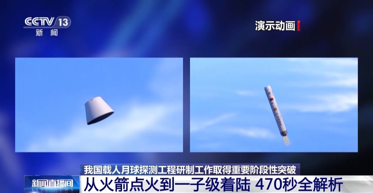 我国载人月球探测工程研制工作取得阶段性突破创下多个国内、国际“首次”(图5)