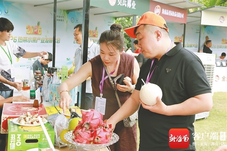 海南这场水果盛会缘何吸引众多客商？(图1)