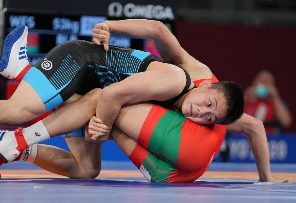中国摔跤训练20图片