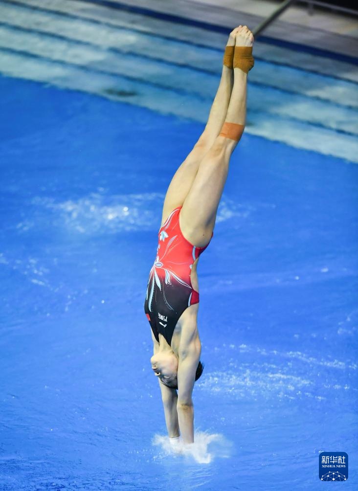 女子十米跳水冠军图片