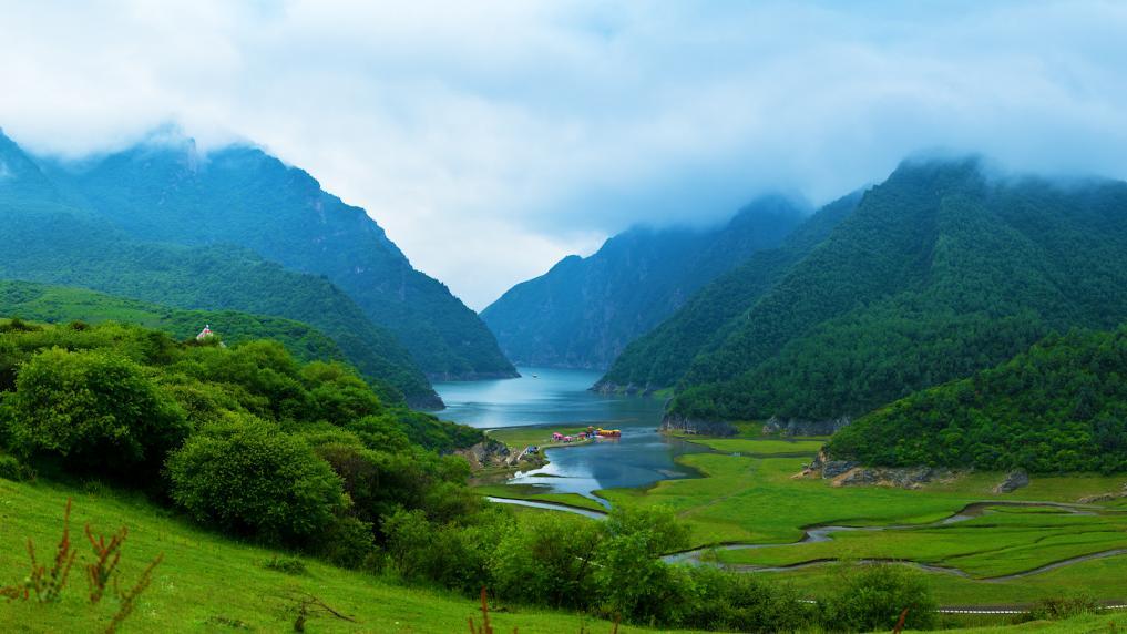 天池冶海景区图片