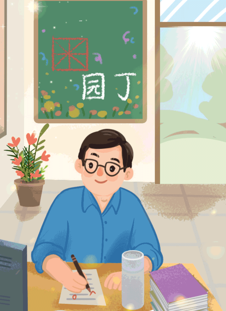 插画短视频｜桃李天下 春晖四方