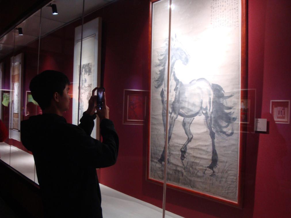 成都宝光寺徐悲鸿画展:纪念抗战岁月里的烽火丹青