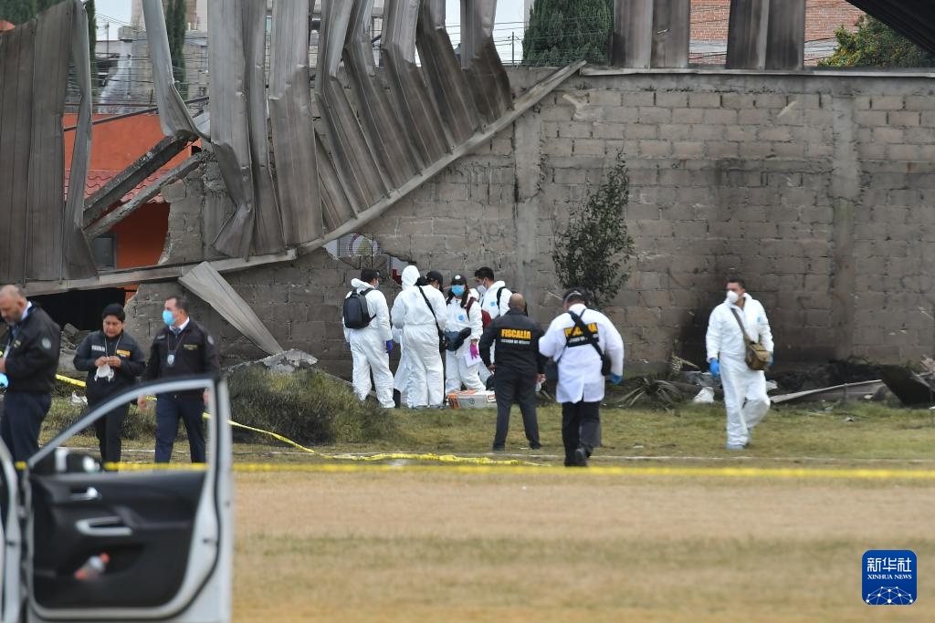 墨西哥一小飞机坠毁致7人死亡